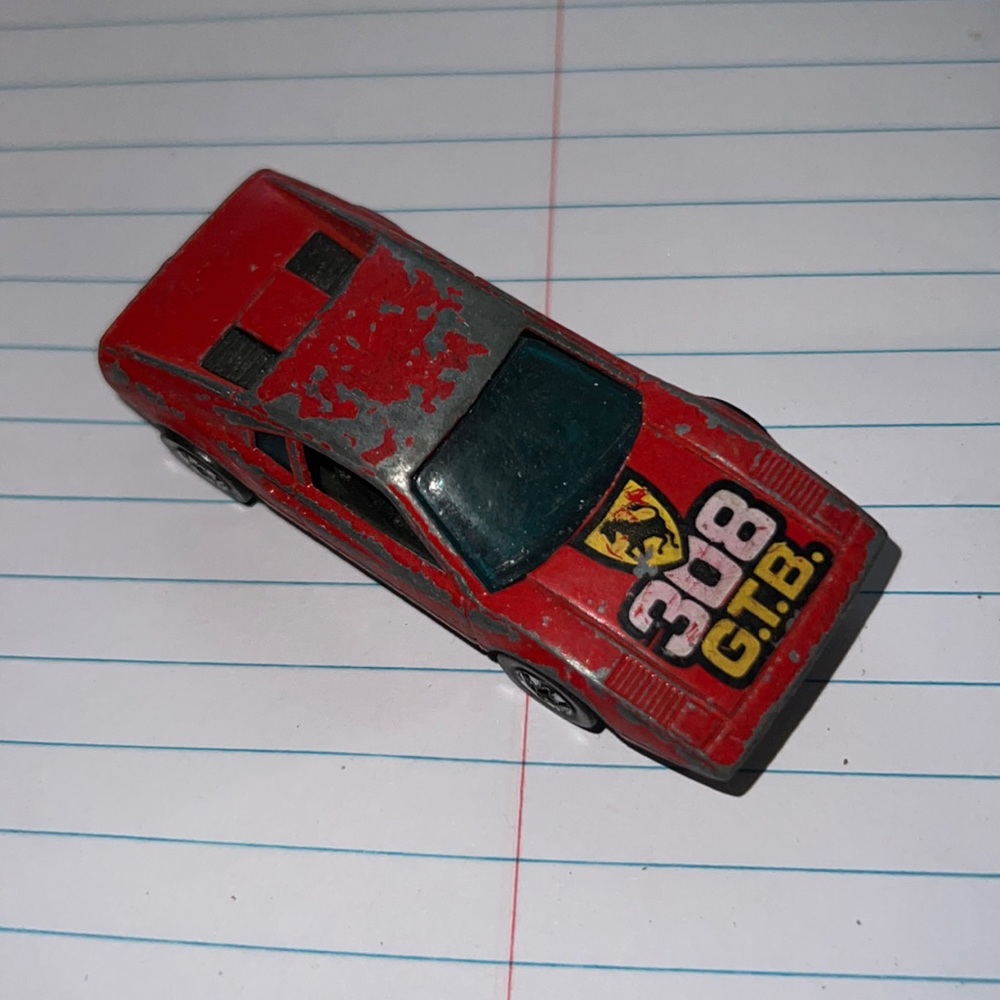 Vintage Mattel Hot Wheels 1977 Ferrari 308 GTB Racebait 308 Hong Kong